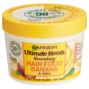 Garnier Ultimate Blends Hair Food Banana 3In1 Mask 390Ml