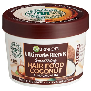 Garnier Ultimate Blends Hair Food Coconut 3In1 Mask 390Ml