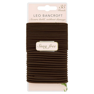 Leo Bancroft Assorted Bands Brown 35 Pack