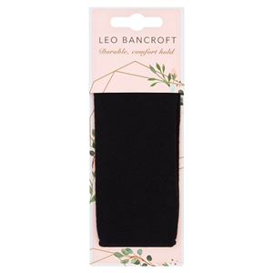 Leo Bancroft Fabric Head Wrap Black