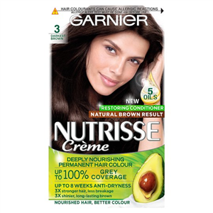 Garnier Nutrisse Darkest Brown Permanent Hair Dye
