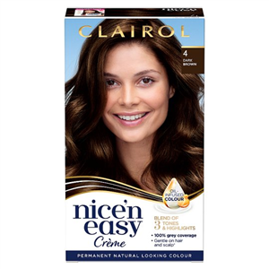 Clairol Nice ‘N Easy Dark Brown 4 Hair Dye
