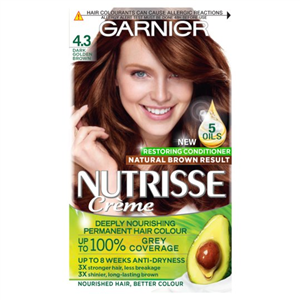 Garnier Nutrisse 4.3 Dark Golden Brown Permanent Hair Dye