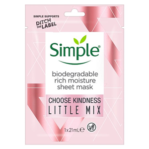 Simple Kind To Skin Rich Moisture Sheet Mask 21Ml