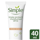 Simple Triple Protect Moisturiser Spf 30 40Ml