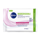 Nivea Biodegradable Gentle Cleansing Wipes Dry Skin 25 Pack