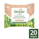 Simple Instant Glow Cleansing Wipes X20