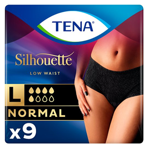 Tena Normal Black Bladder Weakness Large Underwear 9Pcs