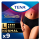 Tena Normal Black Bladder Weakness Large Underwear 9Pcs