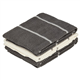 Go Cook Grey Stripe Kitchen Towel 3 Pack
