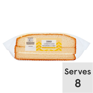 Tesco Lemon Iced Madeira Cake