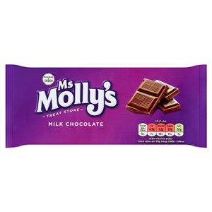Ms Molly's Milk Chocolate Bar 100G