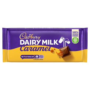 Cadbury Dairy Milk Caramel Chocolate Bar 120G