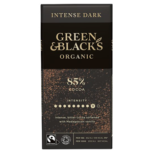 Green & Blacks Organic Dark 85% Chocolate 90G