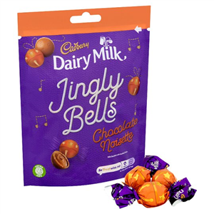 Cadbury Dairy Milk Chocolate Noisette Jingly Bells 82G