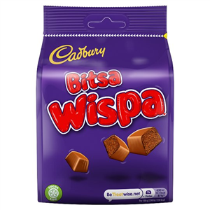 Cadbury Bitsa Wispa Chocolate Bag 110G