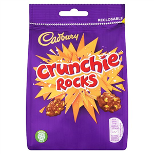 Cadbury Crunchie Rocks Chocolate Bag 110G
