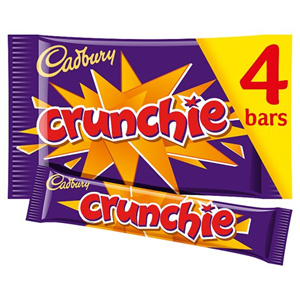 Cadbury Crunchie Chocolate Multipack 4 X32g
