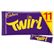 Cadbury Twirl Chocolate Bars 11 X 21.5G