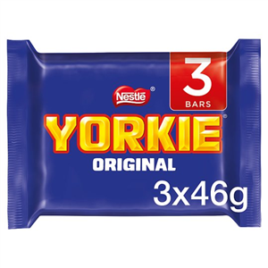 Yorkie Original Chocolate Multipack 3 X46g