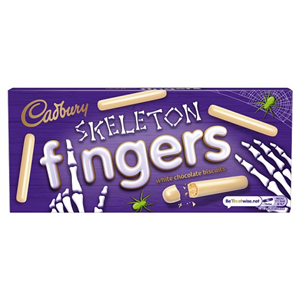 Cadbury White Chocolate Fingers Biscuits 114G