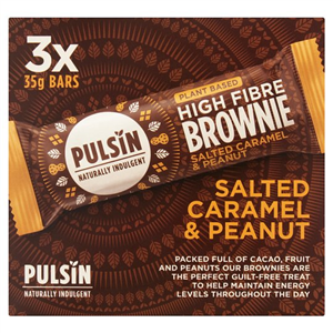 Pulsin Salted Caramel Brownie 3X35g