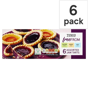 Tesco Free From Jam Tarts 6 Pack