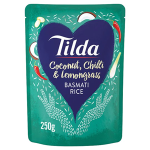 Tilda Coconut Chilli & Lemongrass Basmati Rice 250G