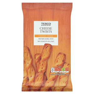 Tesco Cheese Twists 125G