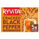 Ryvita Cracked Black Pepper Crisp Bread 5X40g