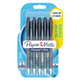Papermate Flex Grip Pens Black 5 Pack