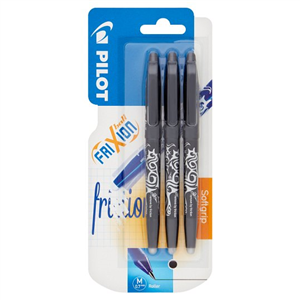 Pilot Frixion Black 3 Pack