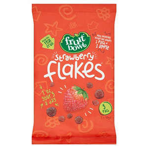 Fruit Bowl Fruit Flakes Strawberry 5X18g