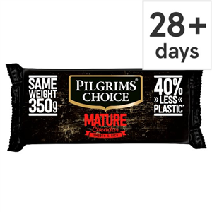 Pilgrims Choice Mature Cheddar Cheese 350 G
