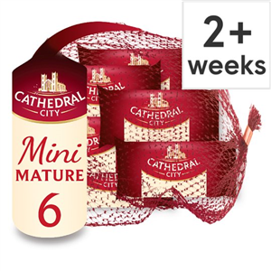 Cathedral City Mini Mature Cheddar Cheese 6 Pk, 120 G