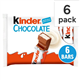 Kinder Snack Bars 6 Pack 126G