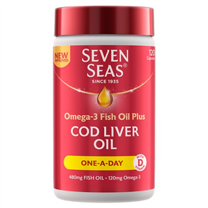 Seven Seas Cod Liver Oil One A Day 120 Capsules