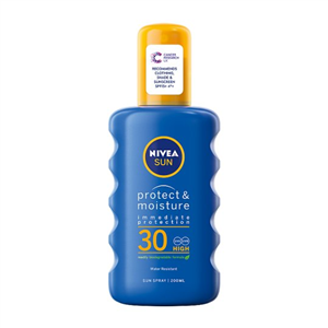 Nivea Moisturising Sun Spray Spf30 200Ml