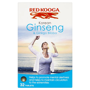 Red Kooga Ginkgo Biloba And Ginseng 32'S