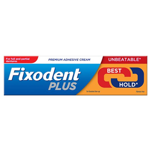 Fixodent Plus Besthold Denture Adhesive 40G