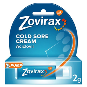 Zovirax Cold Sore Cream 2G Pump