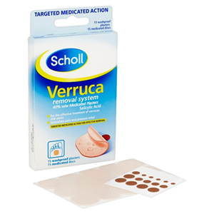 Scholl Verruca Removal Plasters Foot Care