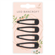 Leo Bancroft Curl Clips Black 4 Pack