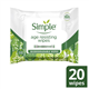 Simple Age Resisting Wipes 20 Pack