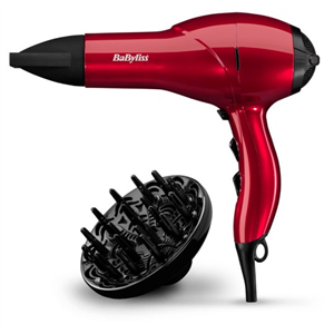 Babyliss Red Salon Power2100w Diffuser Dryer