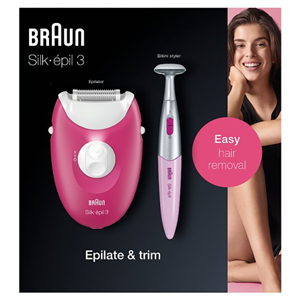 Braun Se3420 Epilator W Bikini Trimmer