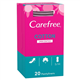 Carefree Unscented Panty Liners 20 Pack