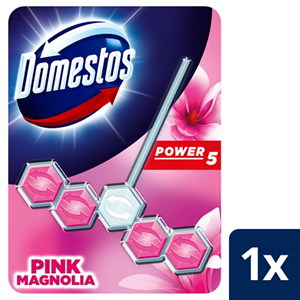 Domestos Power 5 Pink Rim Block 55G