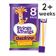Cheestrings Twisted Cheese Snacks 8Pk 160G