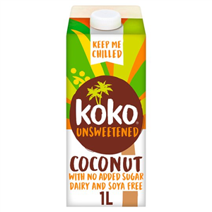 Koko Dairy Free Unsweetened Alternative Drink 1 Litre